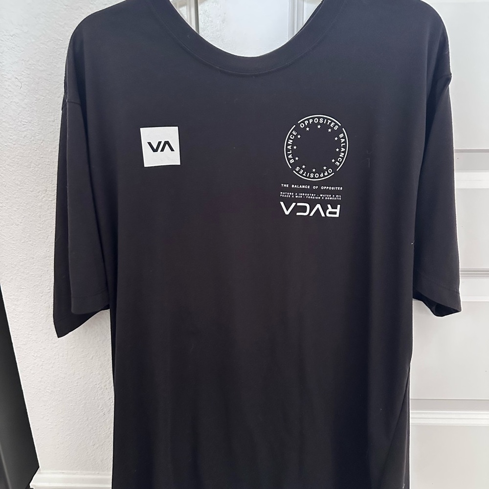 RVCA Black Men's T-Shirt